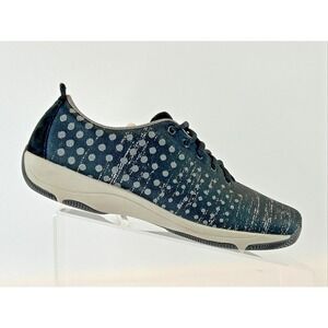 Dansko Hanna Womens Sz 8.5 EU 39 Black Polka Dot Slip Resistant Sneaker Shoes